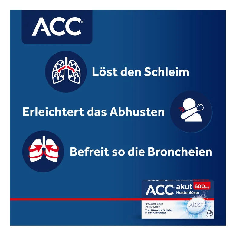 ACC akut 600 Hustenlöser Brausetabletten, 10 St