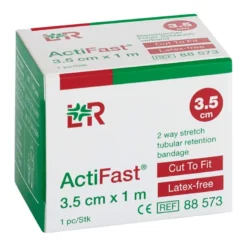 ActiFast Schlauchverband 3,5 cm x 1 m rot, 1 St