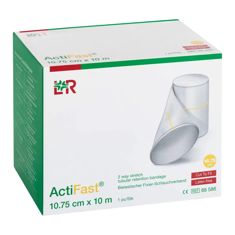 ActiFast Schlauchverband 10,75 cm x 10 m gelb, 1 St