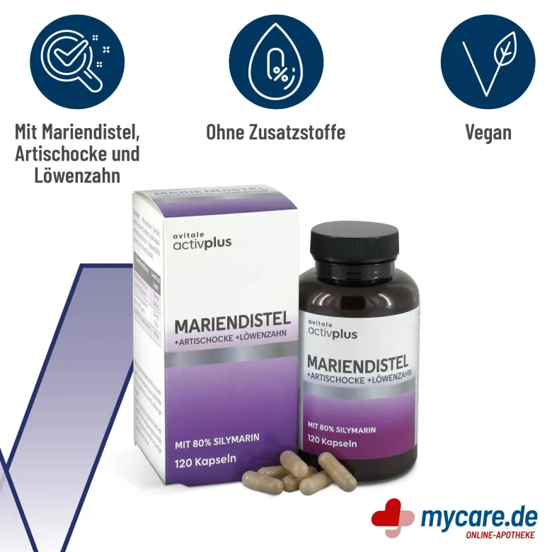 Activplus Mariendistel+Artischocke+Löwenzahn Kapseln, 120 St