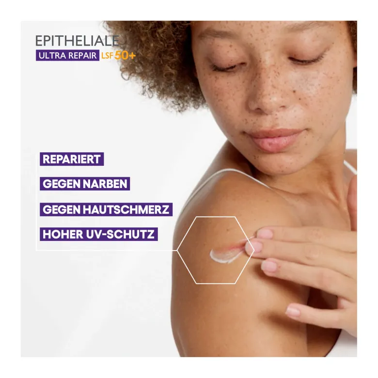 A-Derma Epitheliale Ultra Repair Regenerierende Creme LSF50+, 40 ml