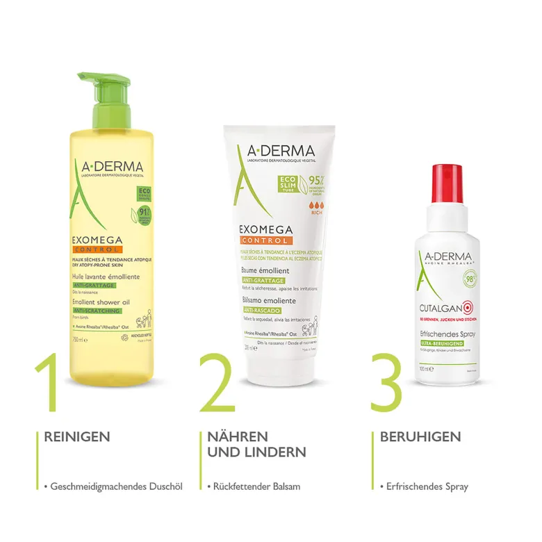 A-Derma Exomega Control Balsam rückfettend, 200 ml