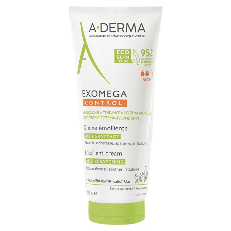 A-Derma EXOMEGA Control Creme rückfettend, 200 ml