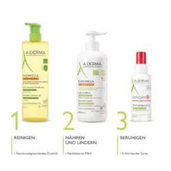 A-Derma Exomega Control Rückfettende Milch, 400 ml