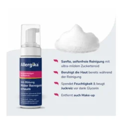 Allergika Anti-Rötung Milder Reinigungsschaum, 150 ml
