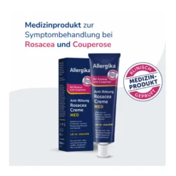 Allergika Anti-Rötung Rosacea Creme MED, 30 ml