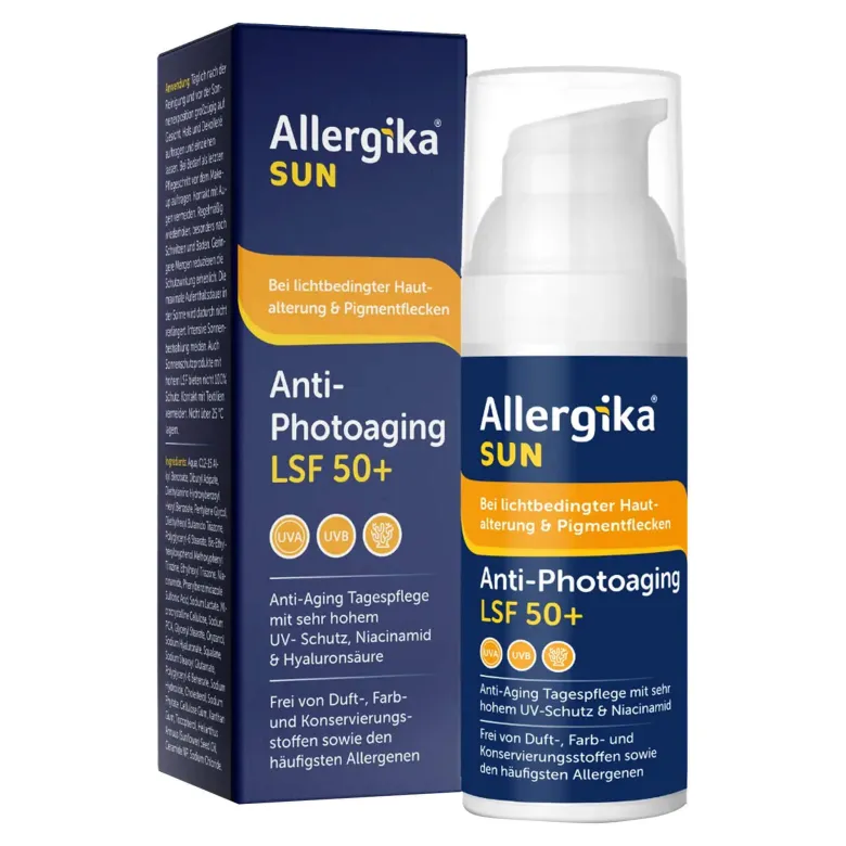 Allergika Sun Anti-Photoaging Creme LSF 50+, 50 ml