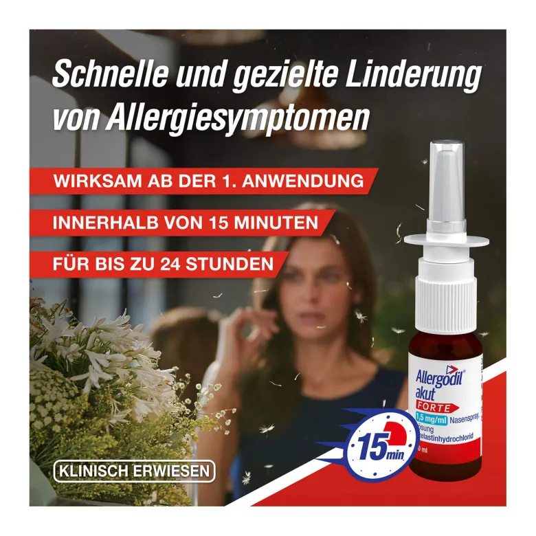 Allergodil akut forte 1,5 mg/ml Nasenspray Lösung, 10 ml
