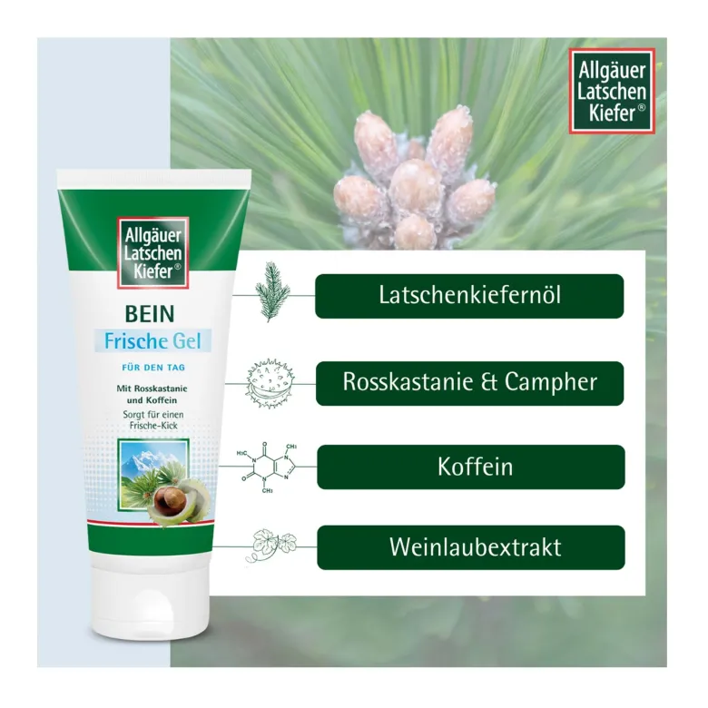 Allgäuer Latschenkiefer Bein Frische Gel, 200 ml