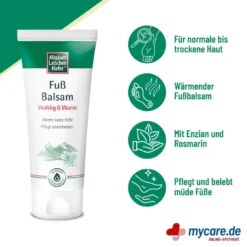 Allgäuer Latschenkiefer Fußbalsam Wohlig & Warm, 100 ml