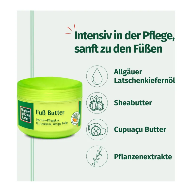Allgäuer Latschenkiefer Fuß Butter, 200 ml