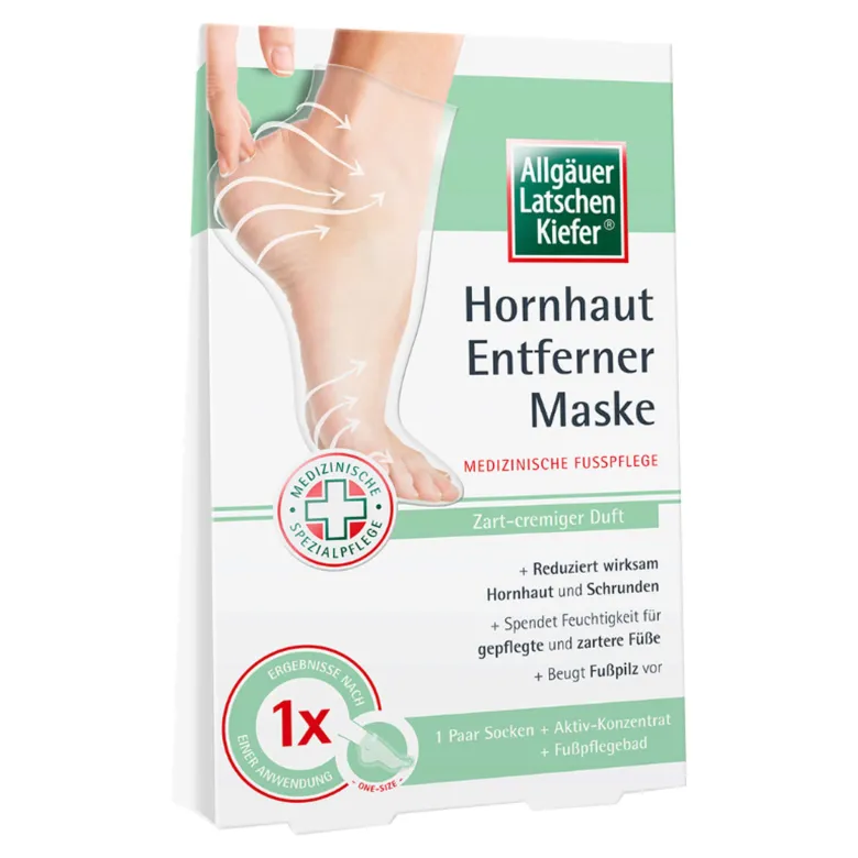 Allgäuer Latschenkiefer Hornhaut Entferner Maske Cremig, 1 P