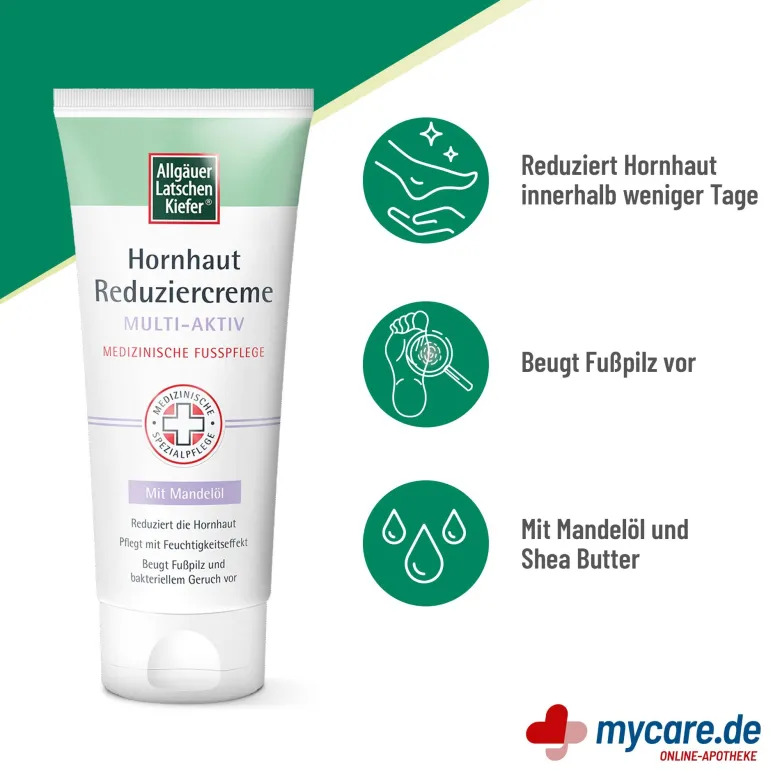 Allgäuer Latschenkiefer Hornhaut Reduziercreme Multi-Aktiv, 100 ml
