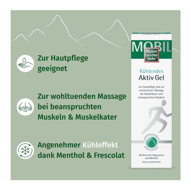 Allgäuer Latschenkiefer Kühlendes Aktiv Gel, 200 ml