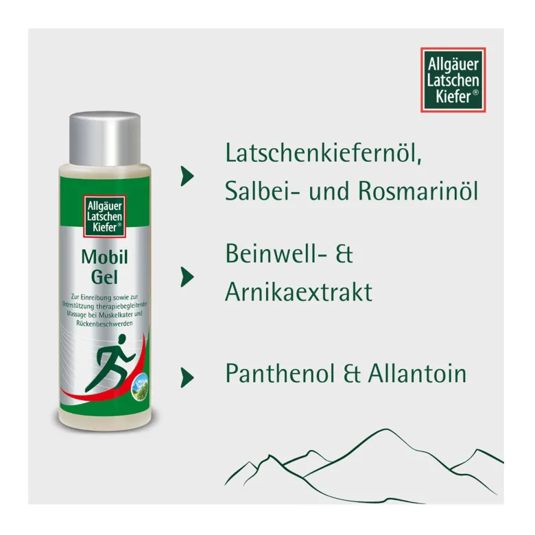 Allgäuer Latschenkiefer Mobil Gel, 250 ml