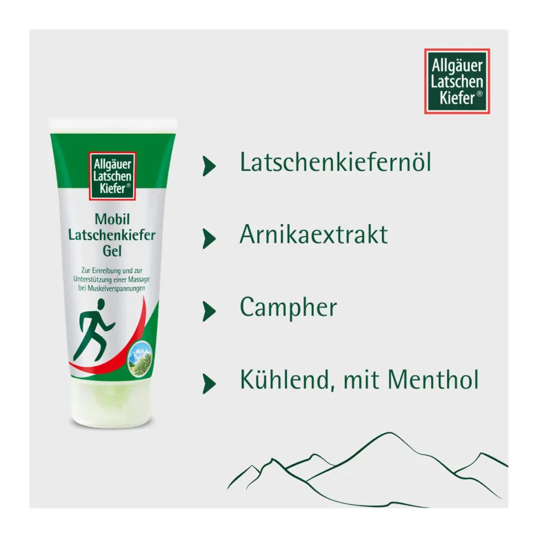 Allgäuer Latschenkiefer Mobil Latschenkiefer Gel, 100 ml