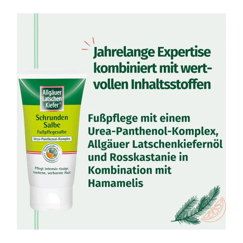 Allgäuer Latschenkiefer Schrundensalbe Latschenkiefer-Orange, 75 ml