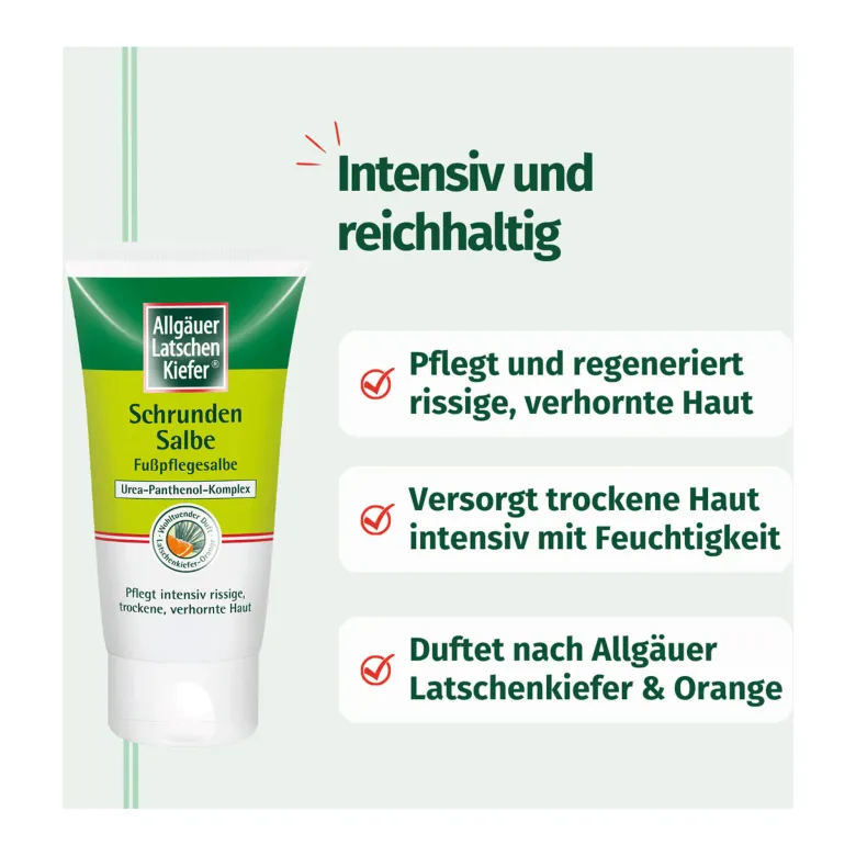Allgäuer Latschenkiefer Schrundensalbe Latschenkiefer-Orange, 75 ml