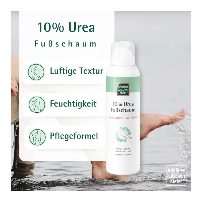 Allgäuer Latschenkiefer 10% Urea Fußschaum, 150 ml