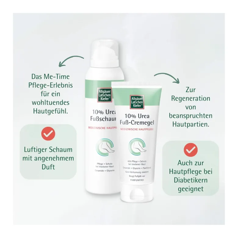 Allgäuer Latschenkiefer 10% Urea Fußschaum, 150 ml