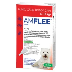 Amflee 67 mg Lösung zum Auftropfen für Kleine Hunde, 3 St