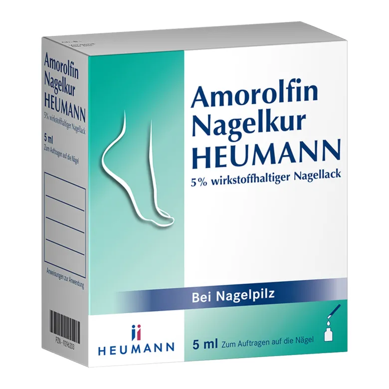 Amorolfin Nagelkur HEUMANN 5% Nagellack, 5 ml
