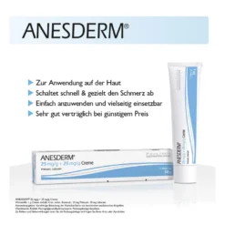 Anesderm 25 mg/g + 25 mg/g Creme, 30 g
