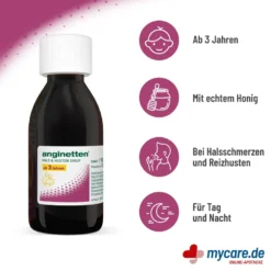 Anginetten Hals & Husten Sirup, 100 ml