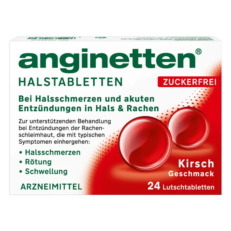 Anginetten Halstabletten zuckerfrei Kische, 24 St