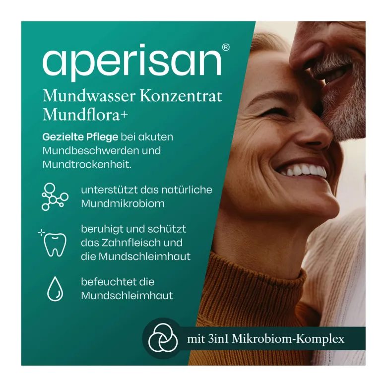 Aperisan Mundwasser Konzentrat Mundflora+, 30 ml