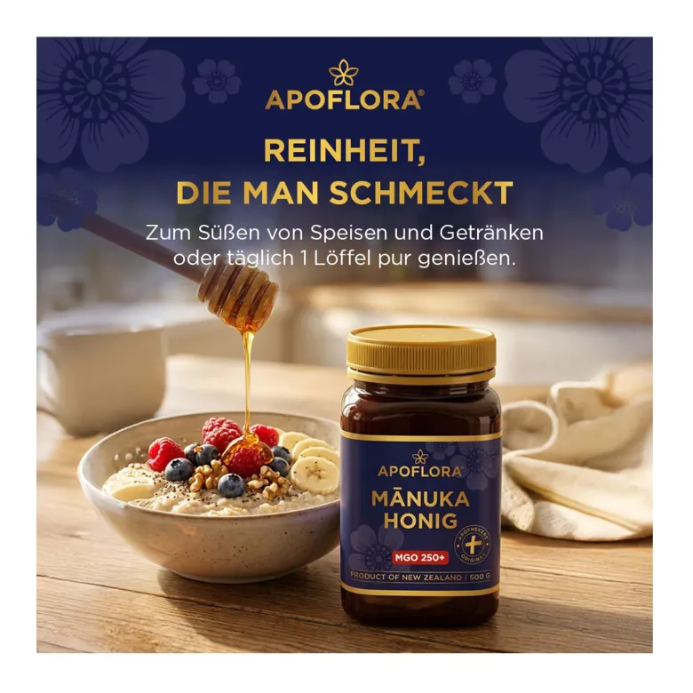 Apoflora Manuka Honig MGO 250+, 500 g