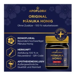 Apoflora Manuka Honig MGO 100+, 250 g