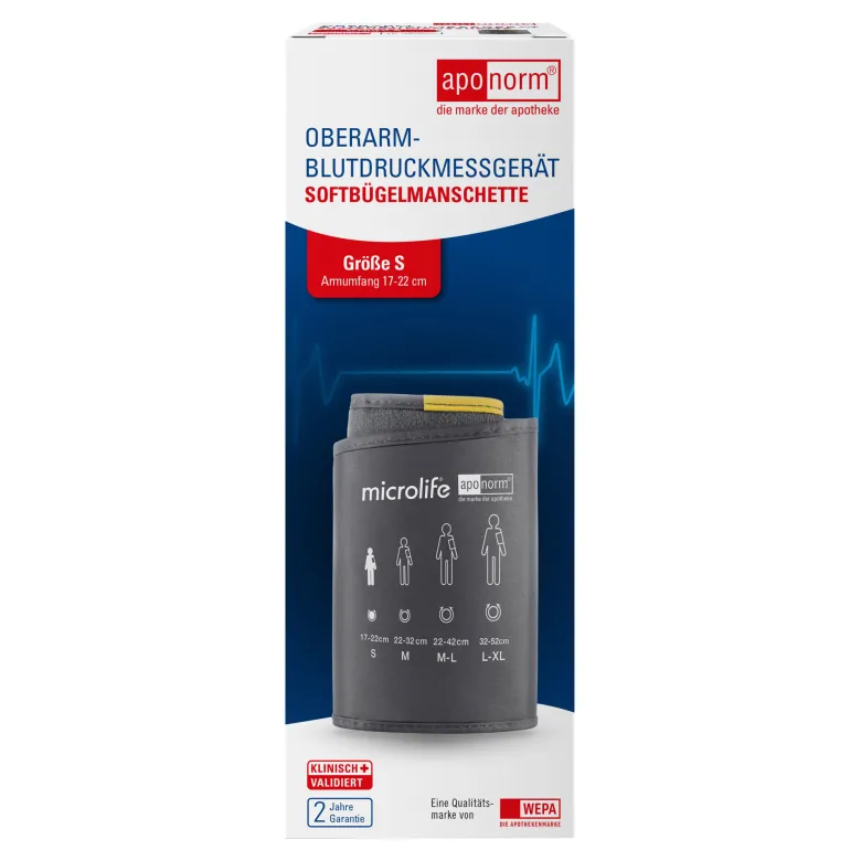Aponorm BMG Oberarm Softmanschette Gr. S, 1 St