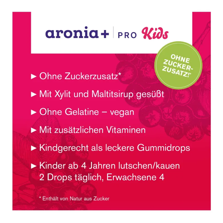 Aronia+ PRO Kids Kaudragees, 60 St