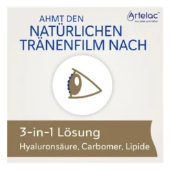 Artelac Complete EDO Augentropfen bei trockenen Augen, 10X0.5 ml