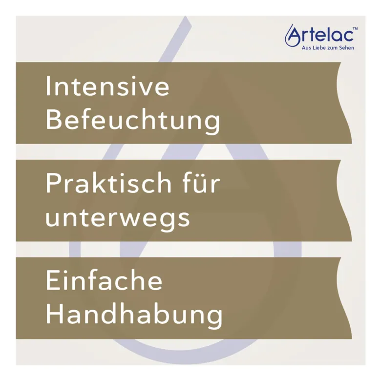 Artelac Complete EDO Augentropfen bei trockenen Augen, 10X0.5 ml