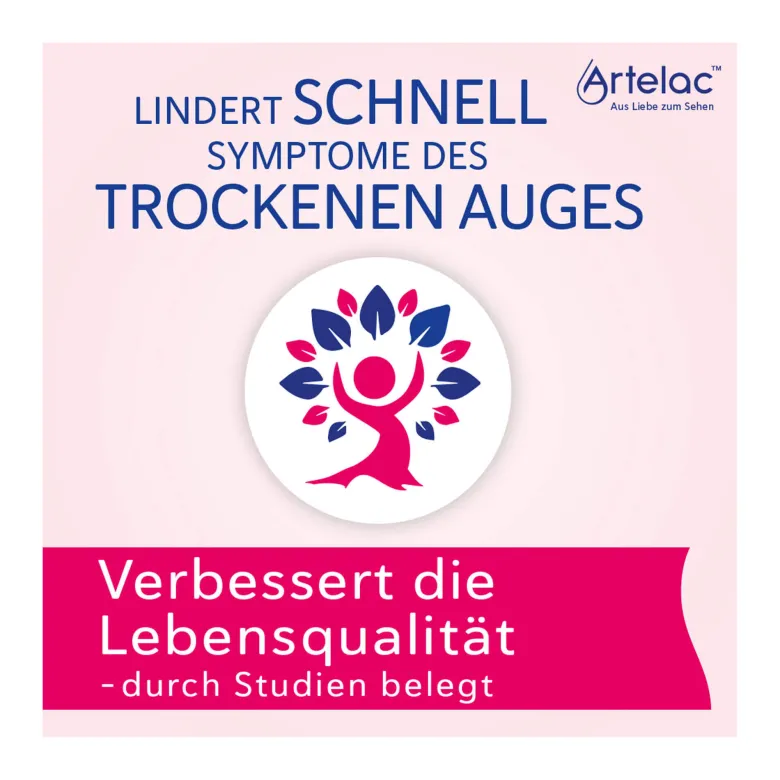 Artelac Rebalance Augentropfen für gereizte trockene Augen, 3X10 ml