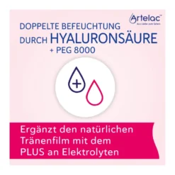 Artelac Rebalance Augentropfen für gereizte trockene Augen, 3X10 ml