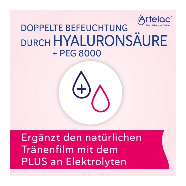 Artelac Rebalance Augentropfen für gereizte trockene Augen, 3X10 ml
