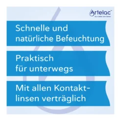 Artelac Splash EDO Augentropfen für trockene brennende Augen, 30X0.5 ml