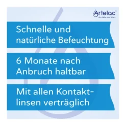 Artelac Splash MDO Augentropfen für trockene brennende Augen, 1X10 ml