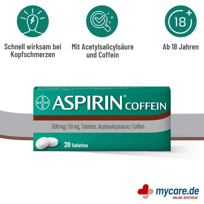 Aspirin Coffein Tabletten, 20 St