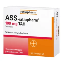 ASS-ratiopharm 100 mg TAH Tabletten, 100 St