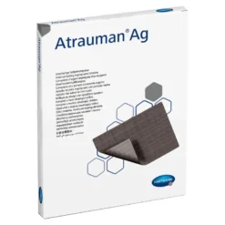 Atrauman Ag Silver 5 x 5 cm Kompressen, 10 St
