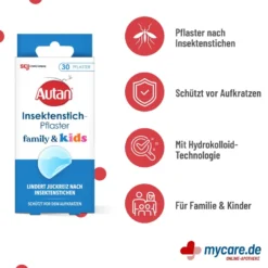 Autan Insektenstich-Pflaster Family & Kids, 30 St