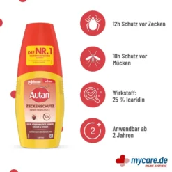 Autan Zeckenschutz Pumpspray, 100 ml