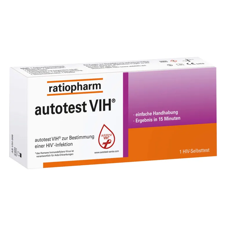 Autotest VIH HIV-Selbsttest ratiopharm, 1 St