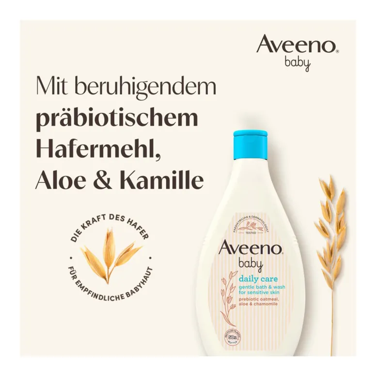 Aveeno Baby Daily Care sanftes Bad & Duschgel, 400 ml