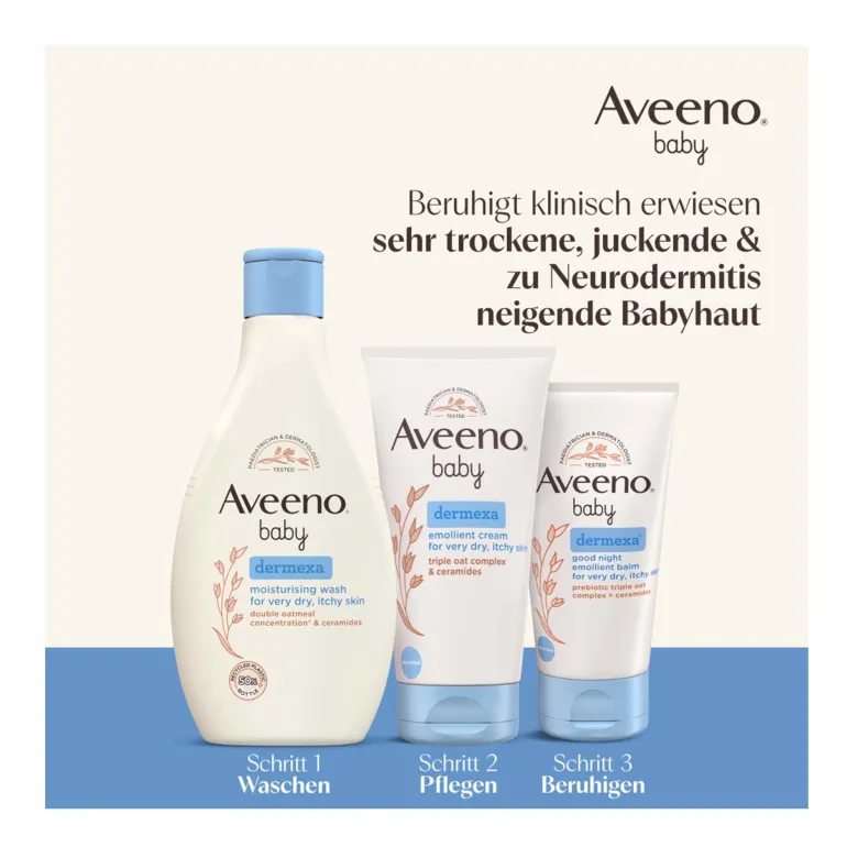 Aveeno Baby Dermexa Emollientien Creme, 150 ml
