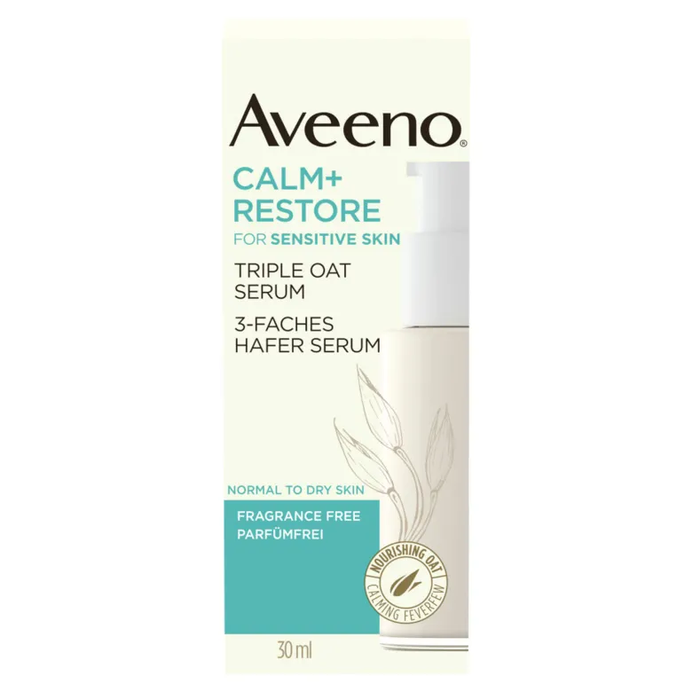 Aveeno Calm+Restore 3-faches Hafer Serum, 30 ml